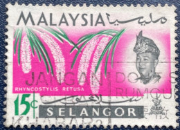 Malaysia Selangor -  Maleisië - C5/3 - 1965 - (°)used - Michel 103 - Orchideeën - Malaysia (1964-...)