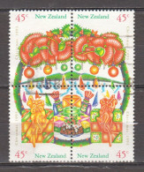 New Zealand 1993 Mi 1298-1301 Canceled - Usati