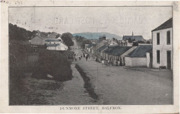 Dunmore Street Balfron Old Stirlingshire 1905 Scottish Postcard - Stirlingshire