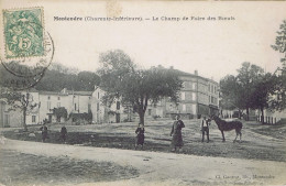 17 -  Montendre (Charente-Maritime) - Le Champ De Foire Des Boeufs - Montendre