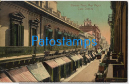 223015 ARGENTINA BUENOS AIRES STREET CALLE VICTORIA & TRANVIA TRAMWAY POSTAL POSTCARD - Argentine