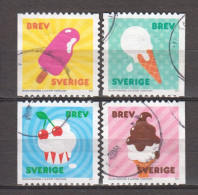 Sweden 2011 Mi 2822-2825 Canceled ICE CREAMS - Used Stamps