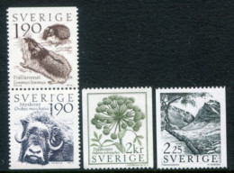 SWEDEN 1984 Mountain Flora And Fauna MNH / **.  Michel 1272-75 - Ungebraucht