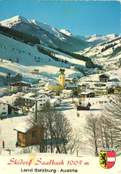 SAALBACH, SALZBURG, ARCHITECTURE, MOUNTAIN, CHURCH, EMBLEM,  AUSTRIA, POSTCARD - Saalbach