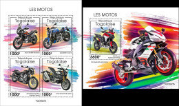 Niger 2023, Motorcycles, 4val In BF+BF - Motorbikes