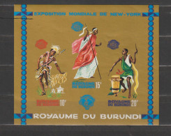 Burundi 1964 International Exhibition New York S/S  Imperforate/NDMNH/** - Nuovi