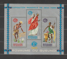 Burundi 1965  International Exhibition New York S/S MNH/** - Ungebraucht