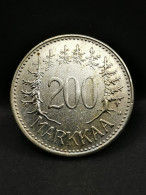 200 MARKKAA ARGENT 1958 FINLANDE / FINLAND SILVER - Finlande