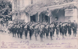 Auvernier NE, Défilé Des Armourins, Fifres Et Tambours (5.8.1905) - Auvernier