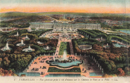 FRANCE - Versailles - Vue Prise à Vol D'oiseau Sur Le Château Et La Ville - Carte Postale Ancienne - Versailles