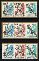 Belg. 1966 - E 98**, E 98-Cu 1**, E 98-Cu 2**  MNH - Atletiek / Athlétisme à Budapest - Erinnophilie [E]