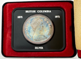 Pièce De Monnaie 1 Dollar Canadien. Centenaire De L'entrée De La Colombie Britannique Dans La Fédération Canadienne . - Autres – Amérique