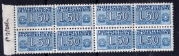 Italia (1955) - Pacchi In Concessione, 50 Lire Fil. Stelle 1° Tipo, Sass. 6 ** - Colis-concession