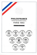 1982 PHILEXFRANCE EXPOSITION TMBRES TIMBRE FOLON - Expositions Philatéliques