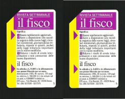 235 - 236 Golden - Il Fisco Da Lire 5.000 E 10.000 Tipo Rosa Sip - Publiques Publicitaires