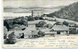 SUISSE - St CERGUE Et Le Mont Blanc. 1906 - Saint-Cergue