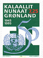 97035 MNH GROENLANDIA 1995 50 ANIVERSARIO DE LA ONU - Neufs