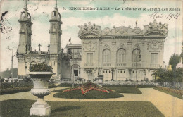 FRANCE - Enghien Les Bains - Le Théâtre Et Le Jardin Des Roses - Carte Postale Ancienne - Enghien Les Bains