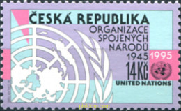 156943 MNH CHEQUIA 1995 50 ANIVERSARIO DE LA ONU - Ungebraucht