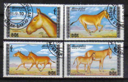 Mongolia 1988 Asian Wild Ass Y.T. 1609/1612  (0) - Mongolie