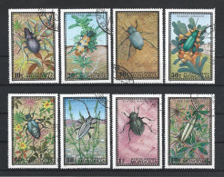 Mongolia 1972 Insects Y.T. 612/619 (0) - Mongolie