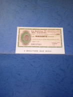 La Banca Del Salento-200 Lire-1.4.1977-unc - [10] Chèques