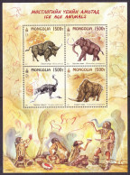 Mongolia 2023 Animals Of The Ice Age Sheetlet MNH - Mongolie