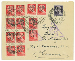 P2643 - ITALIA AMGVG , LETTERA PER GENOVA, 4.10.46. - Marcophilia