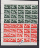 1940 BULGARISCHE WIRTSCHAFT - BULGARIAN ECONOMY(30st.) Mi 416/17 -MNH 2 Sheet 4 X5  BULGARIA / BULGARIE - Neufs