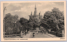 Postkaarten > Europa > Nederland > Overijssel > Zwolle Sassenpoort Gebruikt 1953 (14953) - Zwolle