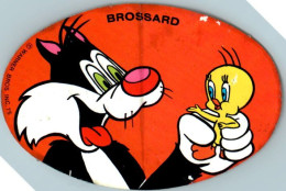 Autocollant Sticker Titi Et Grosminet Offerts Par Savane De Brossard Warner Bros Année 1975 Chat Cat Gatto Oiseau Bird - Autocollants