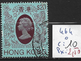 HONG KONG 464 Oblitéré Côte 10 € - Used Stamps