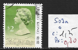 HONG KONG 509a Oblitéré Côte 1.25 € - Used Stamps