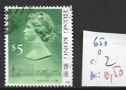 HONG KONG 650 Oblitéré Côte 2 € - Used Stamps