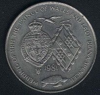 Ascension,25 Pence 1981, UNC - Ascension Island