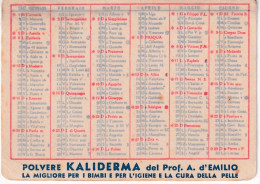 Calendarietto - S.p.a. Antonio Cordani - Milano - Anno 1947 - Petit Format : 1941-60