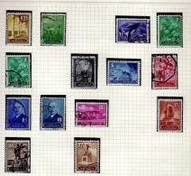 Turquie - 1943 -  Serie Courante - Monuments  Obliteres Et Neufs - Used Stamps