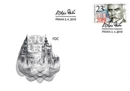 FDC 1025 Czech Republic Alois Rasin, Centenary Of The Czechoslovak Currency 2019 - FDC