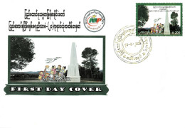 MYANMAR 2016 Mi 446 21nd PEACE CONFERENCE IN PANGLONG FDC - Myanmar (Burma 1948-...)