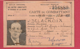 Carte Du Combattant - Documenti