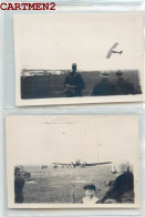 2 PHOTOGRAPHIES ANCIENNES : AERDOROME DE PLIVOT AVIATEUR AVIATION CONCOURS ? 6 X 6 CM 51 MARNE  - Autres & Non Classés