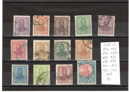 ARGENTINE 1908-09 YT N° Entre 132 Et 147 Oblitérés - Used Stamps