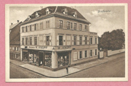 67 - BISCHWEILER - BISCHWILLER - Warenhaus M. KNOPF - Judaica - 3 Scans - Bischwiller