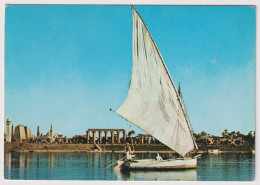 AK 198181 EGYPT - Luxor - Nile View With Temple - Louxor