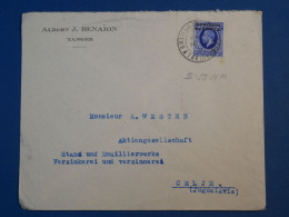 DH15 MAROCCO AGENCIES   BELLE LETTRE 1945 TANGER A CELJE YOUGOSLAVIE  +AFF NTERESSANT+++++ - Postämter In Marokko/Tanger (...-1958)