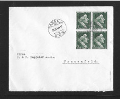 1941 PRO JUVENTUTE ► Brief Von Basel D.R.B. Nach Frauenfeld    ►SBK-J97 Im Viererblock, BASEL 26.III.42◄ - Storia Postale