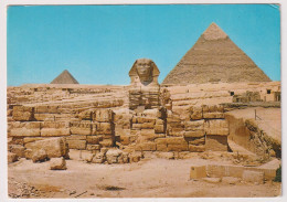 AK 198186 EGYPT - Giza - The Great Sphinx And The Pyramids Of  Kephren And Mikerinos - Sfinge