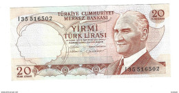 *turkey 20 Lira 1974  187b - Turquie