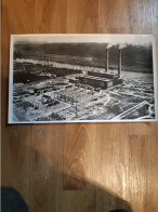 Grande Photo Lapie - Annee 1958 - 78 -porcheville - La Centrale De Porcheville - Ohne Zuordnung