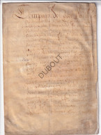 Zwijnaarde - Manuscript Perkament 1669 -   (V2914) - Manuscritos